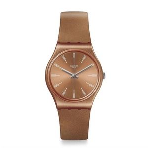 Swatch Copper Silicone Watch